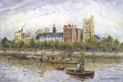Palacio y iglesia de Lambeth de Henry Edward Tidmarsh