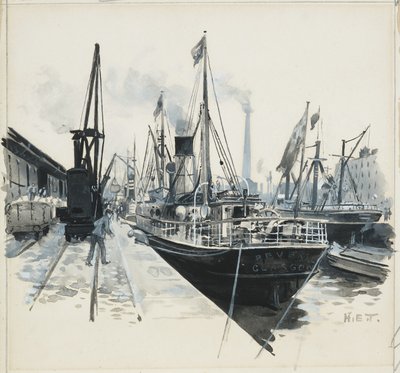 Carga en el muelle de Pomona de Henry Edward Tidmarsh