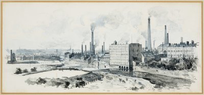 Lower Broughton desde el Crescent, Salford de Henry Edward Tidmarsh