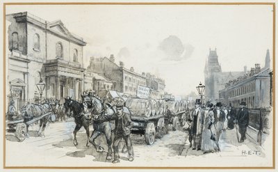 May Day, Oxford Street de Henry Edward Tidmarsh