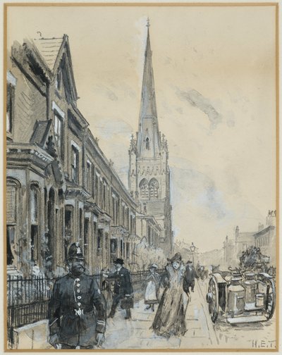 Iglesia Presbiteriana, calle Brunswick de Henry Edward Tidmarsh