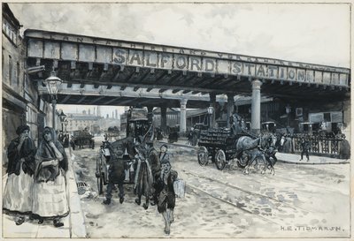 Estación de ferrocarril de Salford, New Bailey Street de Henry Edward Tidmarsh