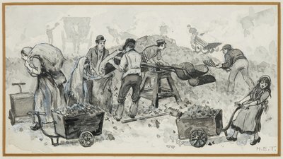 Venta de coque en la fábrica de gas de Henry Edward Tidmarsh