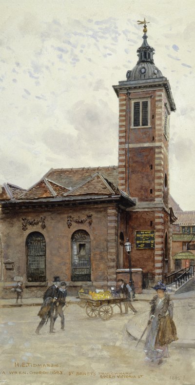 San Benet, muelle de Paul, calle Reina Victoria de Henry Edward Tidmarsh