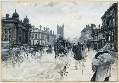 La Sinagoga de los Judíos y el Ayuntamiento de Cheetham de Henry Edward Tidmarsh