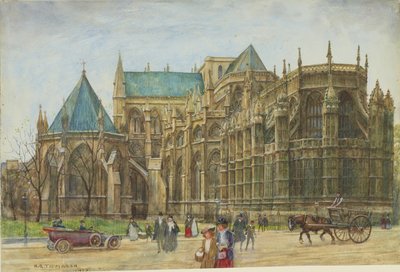 Vista de la Capilla de Enrique VII en la Abadía de Westminster, 1913 de Henry Edward Tidmarsh