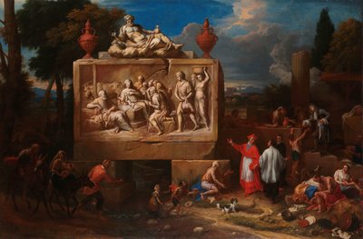 Paisaje de fantasía con San Carlos Borromeo
Paisaje de fantasía con San Carlos Borromeo de Henry Ferguson