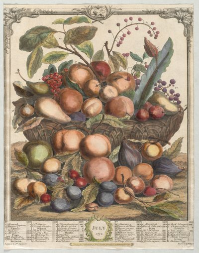 Doce Meses de Fruta: Julio, 1732 de Henry Fletcher