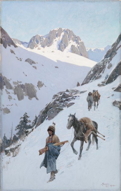 Una caza exitosa, 1906 de Henry Francois Farny