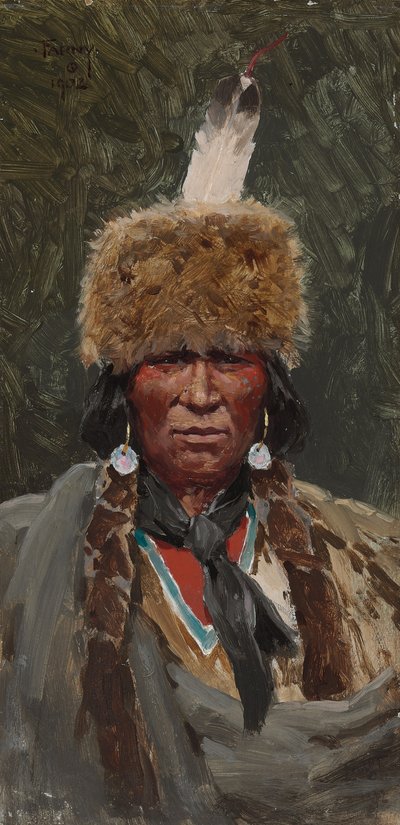 Jefe Ogallala Fire, 1902 de Henry Francois Farny