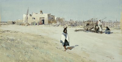 Los aguadores, 1888 de Henry Francois Farny
