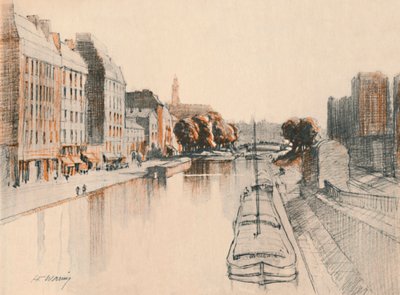 El Canal St. Martin, c1927, 1927 de Henry Franks Waring