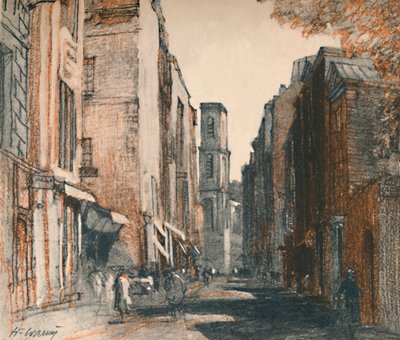 Realmente pueden llamarse tiendas de pueblo, c1927 de Henry Franks Waring