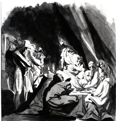 Muerte del Cardenal Beaufort, ilustración de 