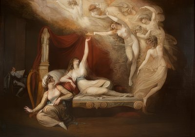 La visión de Catalina de Aragón. 1781 de Johann Heinrich Füssli