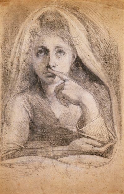 Martha Hess como Silencio de Johann Heinrich Füssli