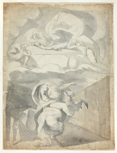 Odín en el inframundo de Johann Heinrich Füssli