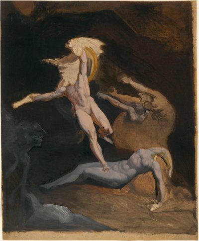 Perseo partiendo de la cueva de las Gorgonas de Johann Heinrich Füssli
