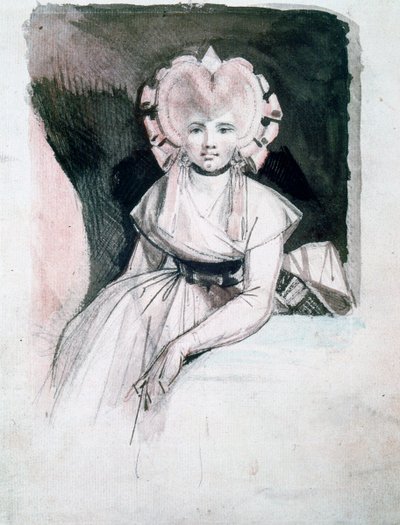 Retrato de la Sra. Fuseli, 1741-1825 de Johann Heinrich Füssli