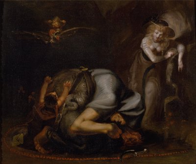 Escena de brujas, de The Masque of Queens de Ben Jonson de Johann Heinrich Füssli