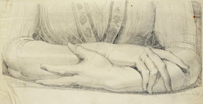 Estudio de los brazos enguantados de una mujer, 1798 de Johann Heinrich Füssli