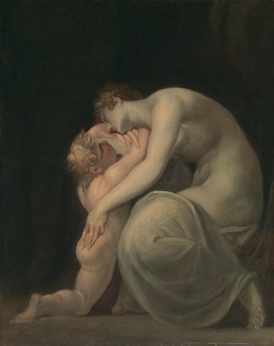 Tekemessa y Eurysakes de Johann Heinrich Füssli