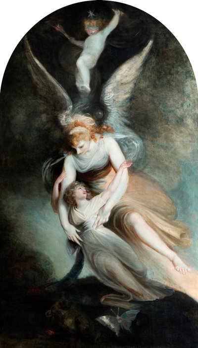 La apoteosis de Penelope Boothby, 1792 de Johann Heinrich Füssli