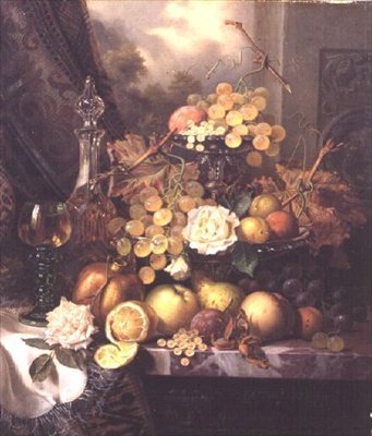 Naturaleza Muerta con Frutas de Henry George Todd