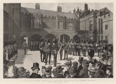 Cambio de guardia en el Palacio de St James de Henry Gillard Glindoni