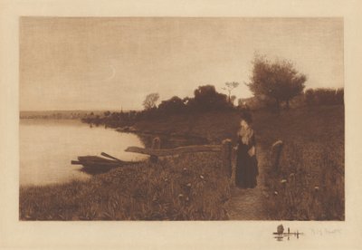 Sin título (Paseo a la luz de la luna) de Henry Golden Dearth