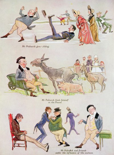 Caricaturas del Sr. Pickwick de 
