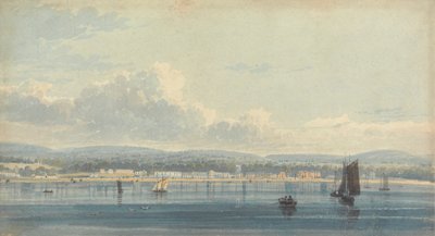Sidmouth desde alta mar de Henry Haseler