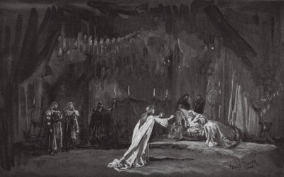 Escena del Rey Lear (litografía) de Henry Hawes Craven Green