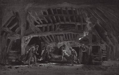 Escena del Rey Lear (litografía) de Henry Hawes Craven Green