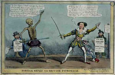 "Rivales Extranjeros por el Patrocinio Británico", pub. por John Fairburn de Henry Heath