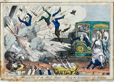 Los placeres del ferrocarril. Mostrando los inconvenientes de una voladura de Henry Heath