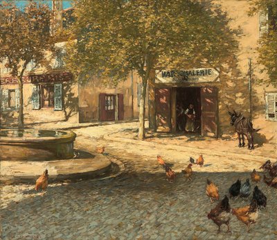 Una fragua provenzal de Henry Herbert La Thangue
