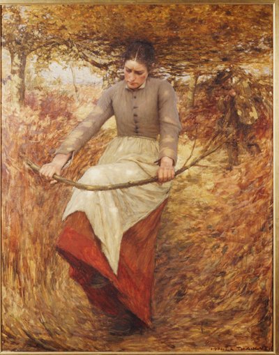 Una mañana de otoño de Henry Herbert La Thangue