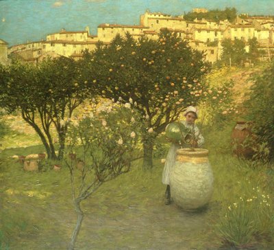 Diciembre en Provenza de Henry Herbert La Thangue