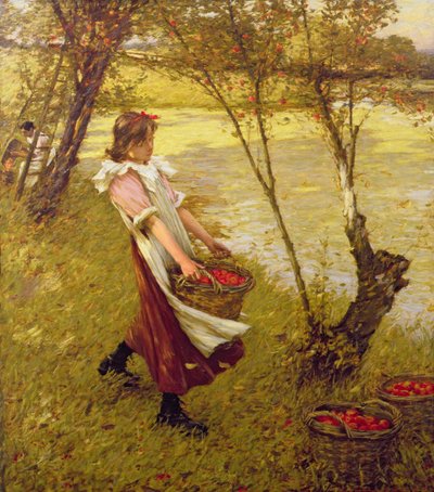 En el Huerto, Haylands, Graffham de Henry Herbert La Thangue