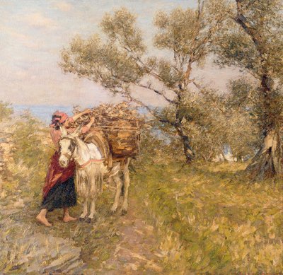 Aceitunas ligures de Henry Herbert La Thangue