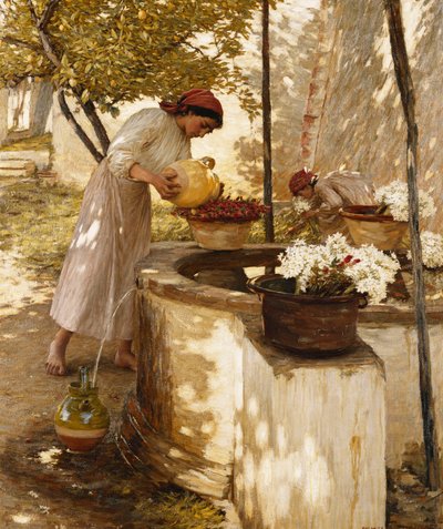 Invierno en Liguria de Henry Herbert La Thangue