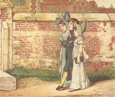 Gente yendo a la iglesia de Henry Hetherington Emmerson