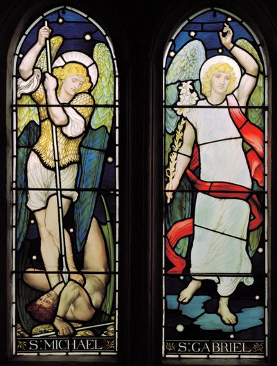 Arcángeles San Miguel y San Gabriel de Henry Holiday