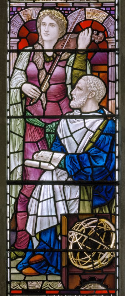 Buckland, St Mary, Lowndes & Drury, Henry Holiday, Música y Matemáticas, 1918 de Henry Holiday