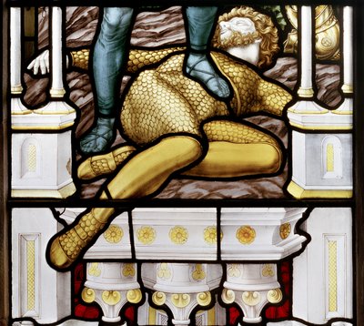 David y Goliat (detalle), 1881-83 de Henry Holiday