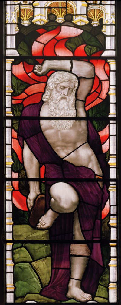 Evesham, Todos los Santos, James Powell & Sons, Henry Holiday, Moisés, 1882 de Henry Holiday