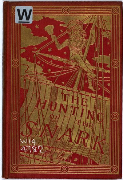 Portada de "The Hunting of the Snark" (La caza del Snark) de Henry Holiday