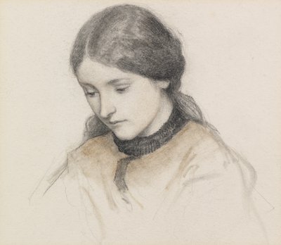Cabeza de una Chica de Henry Holiday