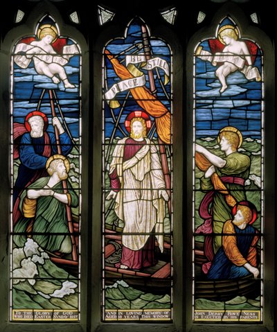 Paz, sé quieto, Ventana Este de Henry Holiday
